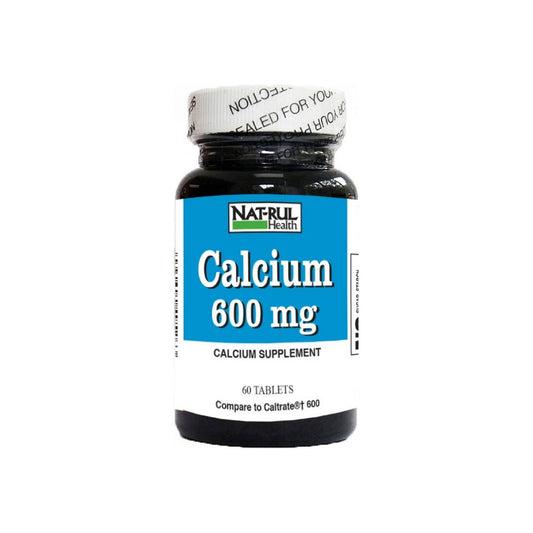 Nat-Rul Calcium 600 Mg Tablets 60 Ea
