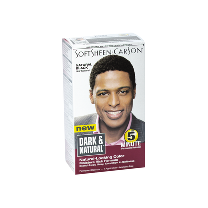 Dark And Natural 5 Minute Permanent Hair Color, Natural Black 1 Ea