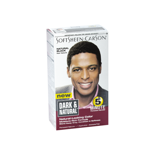 Dark And Natural 5 Minute Permanent Hair Color, Natural Black 1 Ea