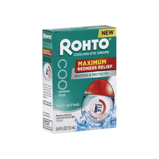 Rohto Cooling Eye Drops, 0.4 Oz