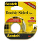 Scotch Double Sided Tape With Dispenser, 1/2" X 450" 1 Ea