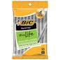Bic Round Stic Xtra Life Medium Ballpoint Pen, Black Ink 10 Ea