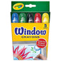 Crayola Washable Window Crayons, Assorted 5 Ea