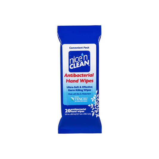 Nice 'N Clean Antibacterial Moist Wipes, Travel Pack 20 Ea