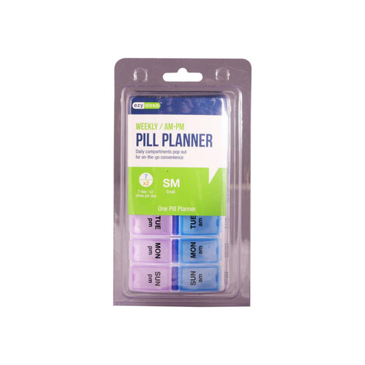 Ezy-Dose Am/Pm Travel Pill Planner Containers 1 Each (Small)