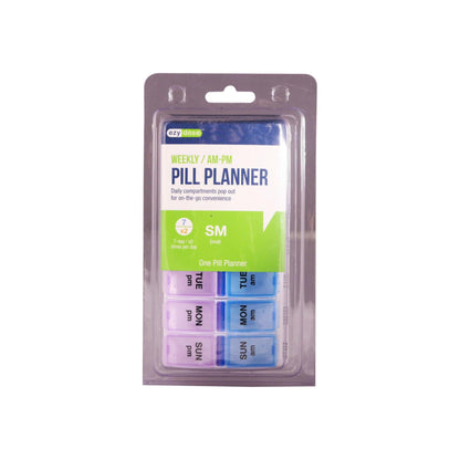 Ezy-Dose Am/Pm Travel Pill Planner Containers 1 Each (Small)