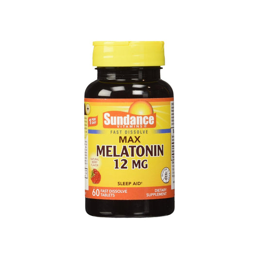 Sundance 12 Mg Melatonin Tablets 60 Ea