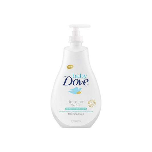 Baby Dove Tip To Toe Wash, Sensitive Moisture 20 Oz