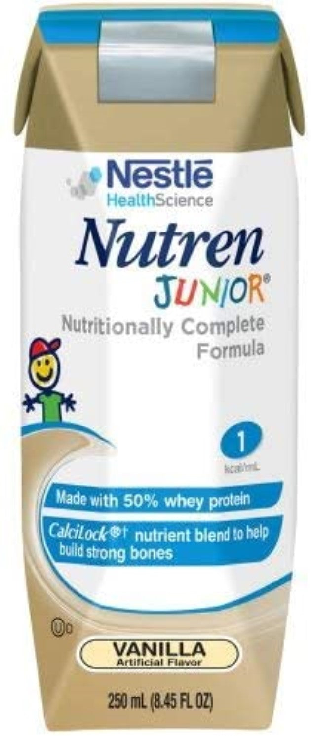 Nestle Nutren Junior Pediatric Oral Supplement Vanilla Flavor 8.45 Oz, 24 Count
