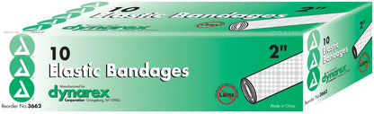 Dynarex Elastic Bandages (5Cm) Latex Free 2", 10 Ea