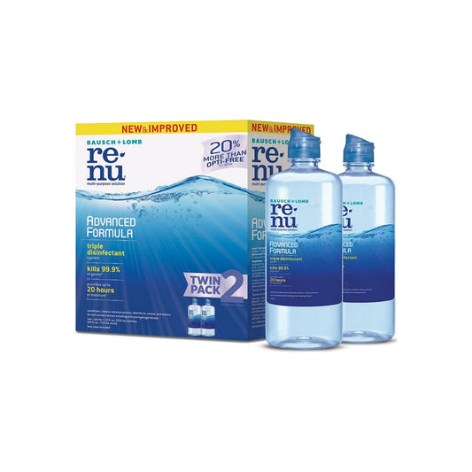 Bausch + Lomb Renu Contact Lens Solution - 12 Oz