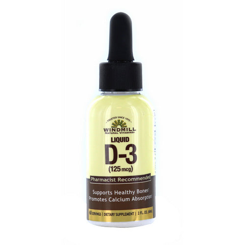 Windmill Health, Vitamin D3, 125mcg, 60 Ml