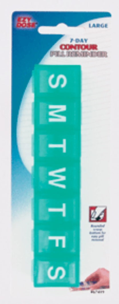 Ezy-Dose Pill Reminder 7-Day, Large 1 Ea