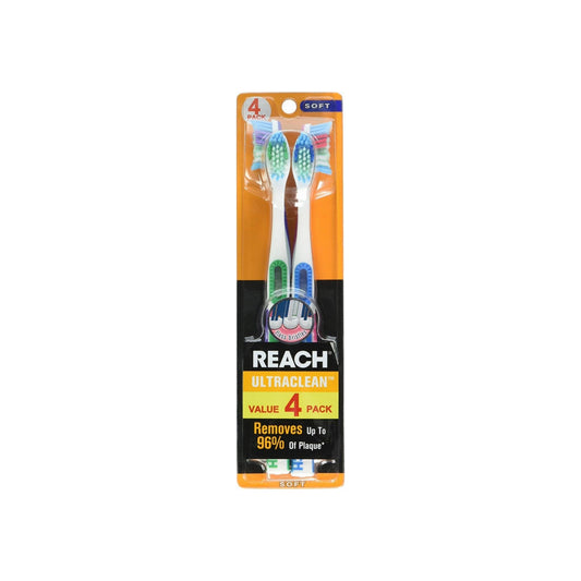 Reach Ultra Clean Soft Toothbrushes 4 Ea