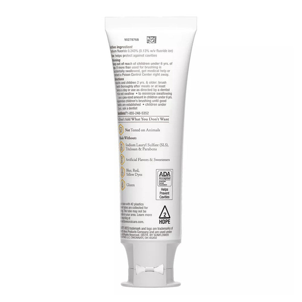 Burt'S Bees Extra White Fluoride Toothpaste, Zen Peppermint, 4.7 Oz