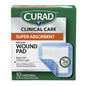 Curad Super Absorbent Wound Pad, Medium, 10 Count