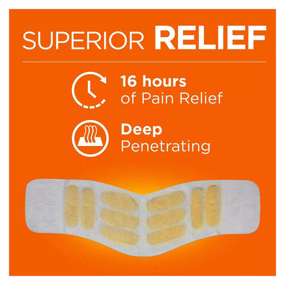 Thermacare Neck Pain Therapy, Shoulder, And Wrist Pain Relief Patches, Heat Wraps, 4 Count
