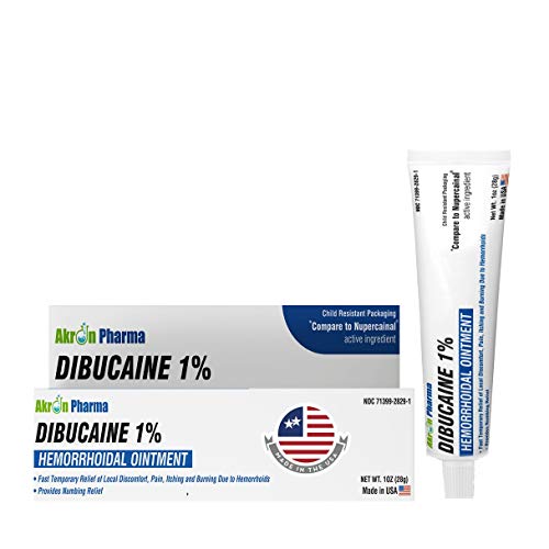 Dibucaine 1% Hemorrhoidal Ointment - 1 Oz