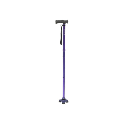 Hurrycane Freedom Edition Folding Cane With T Handle, Pathfinder Purple 1 Ea