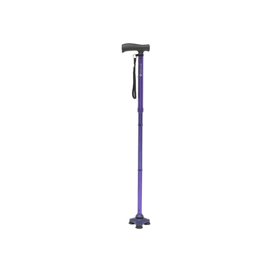 Hurrycane Freedom Edition Folding Cane With T Handle, Pathfinder Purple 1 Ea