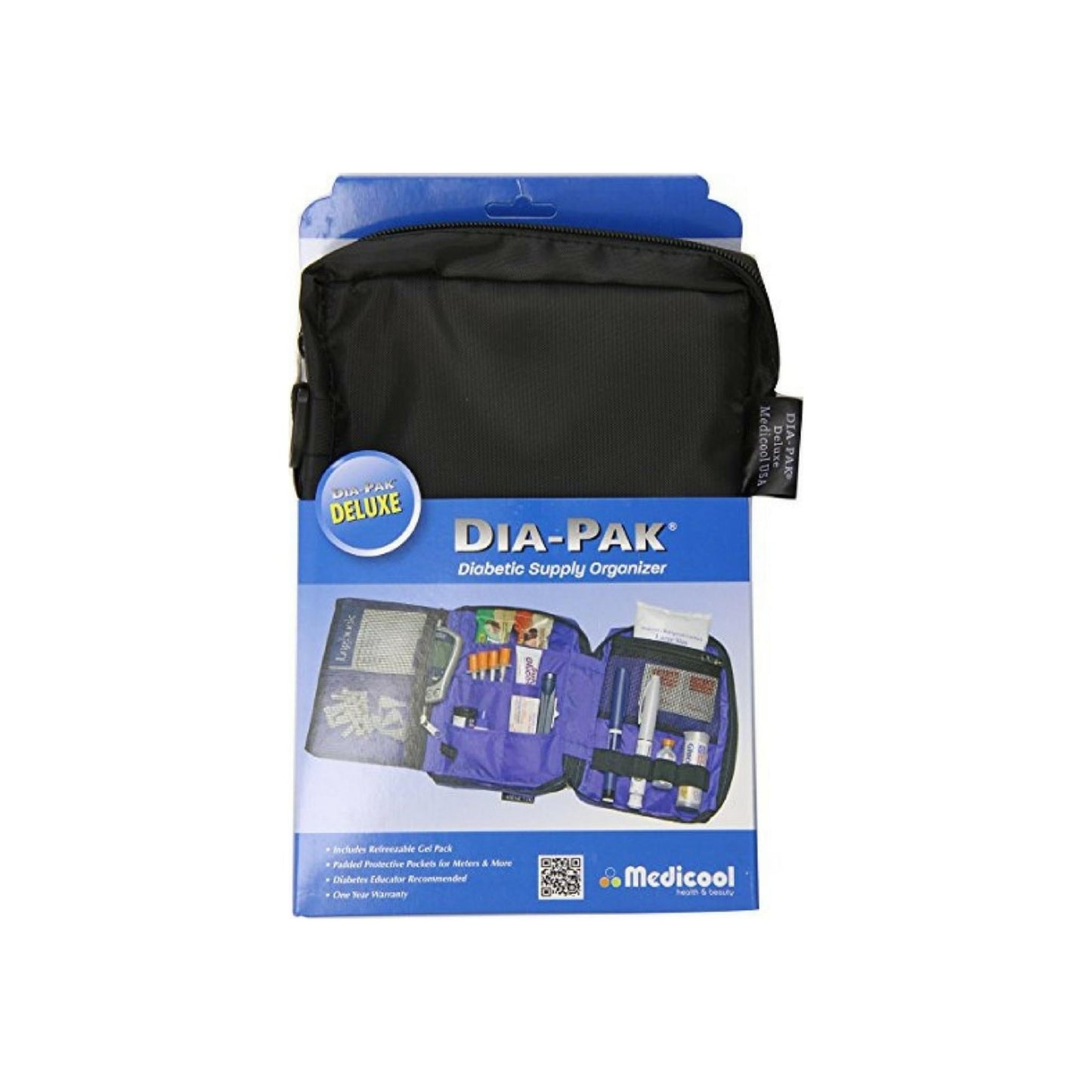 Medicool Dia-Pak Deluxe Diabetic Supply Organizer 1 Each