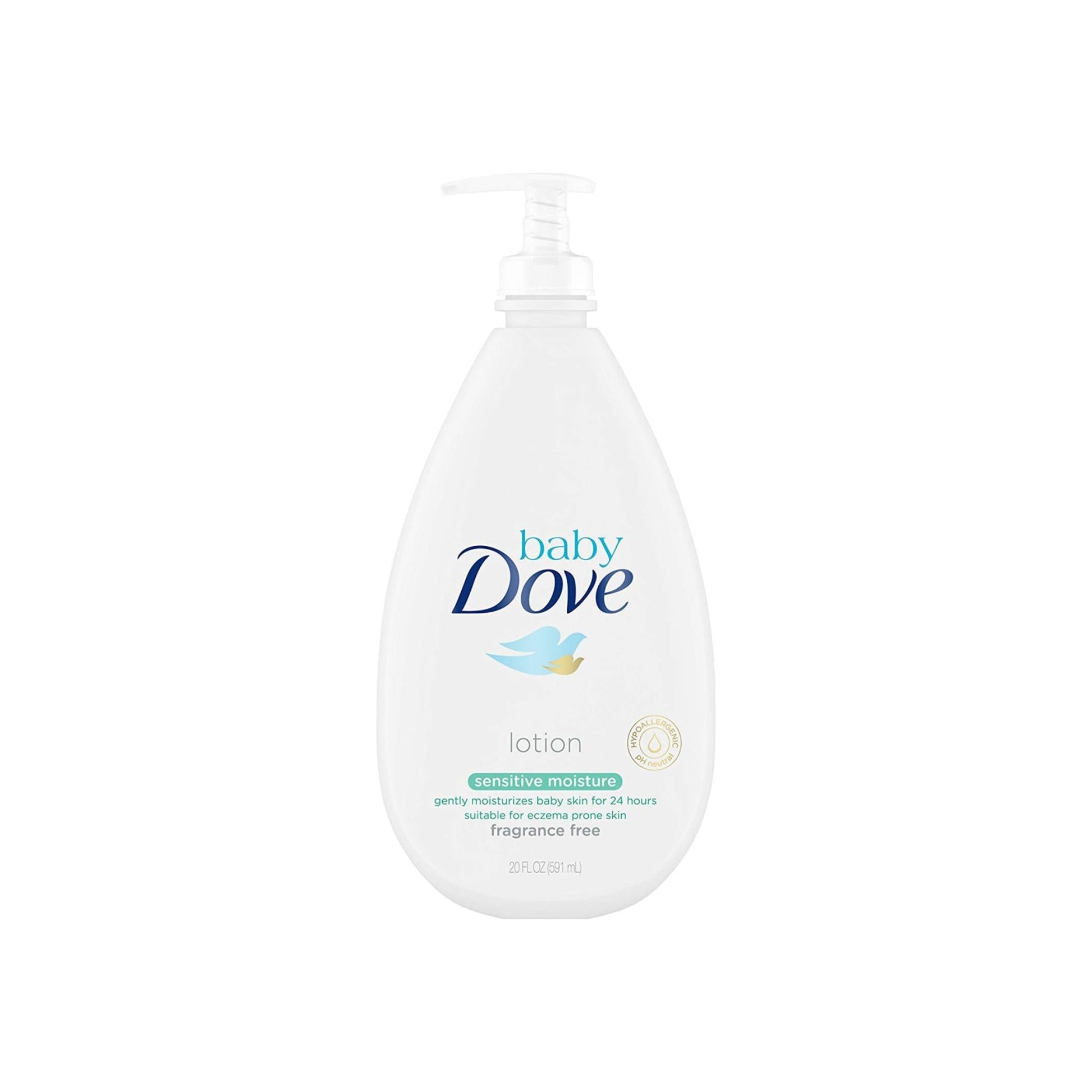 Baby Dove Fragrance Free Lotion, Sensitive Moisture 20 Oz