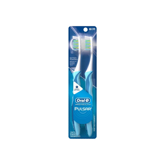 Oral-B Pro-Health CarePulsar Medium Toothbrushes, Value Pack, Colors May Vary 2 Ea