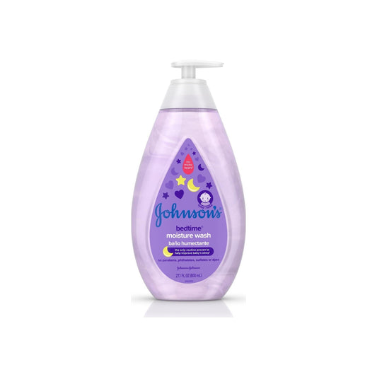 Johnson'S Tear-Free Bedtime Baby Moisture Wash With Soothing Naturalcalm Aromas, 27.1 Oz