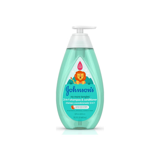 Johnson'S Tear Free Detangling 2 In 1 Toddler & Kids Shampoo & Conditioner 20.3 Oz