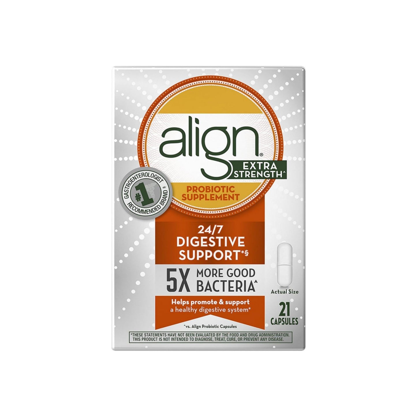 Align Extra Strength Daily Probiotic Supplement - 21 Ea