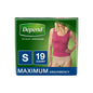 Depend Fit-Flex Incontinence Underwear For Women, Maximum Absorbency, S, Tan 19 Ea