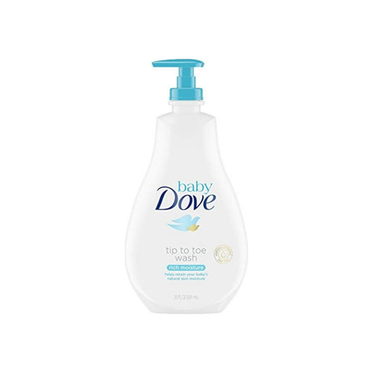 Baby Dove Rich Moisture Tip To Toe Wash, 20 Oz 1 Ea