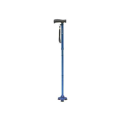 Hurrycane Freedom Edition Folding Cane With T Handle, Trailblazer Blue 1 Ea