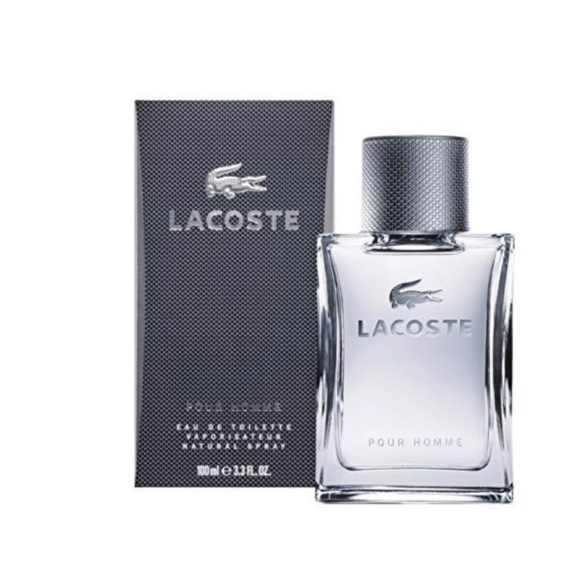 Lacoste Pour Homme Eau De Toilette Spray Grey 3.3 Oz