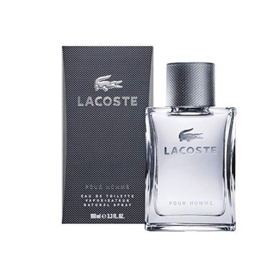 Lacoste Pour Homme Eau De Toilette Spray Grey 3.3 Oz