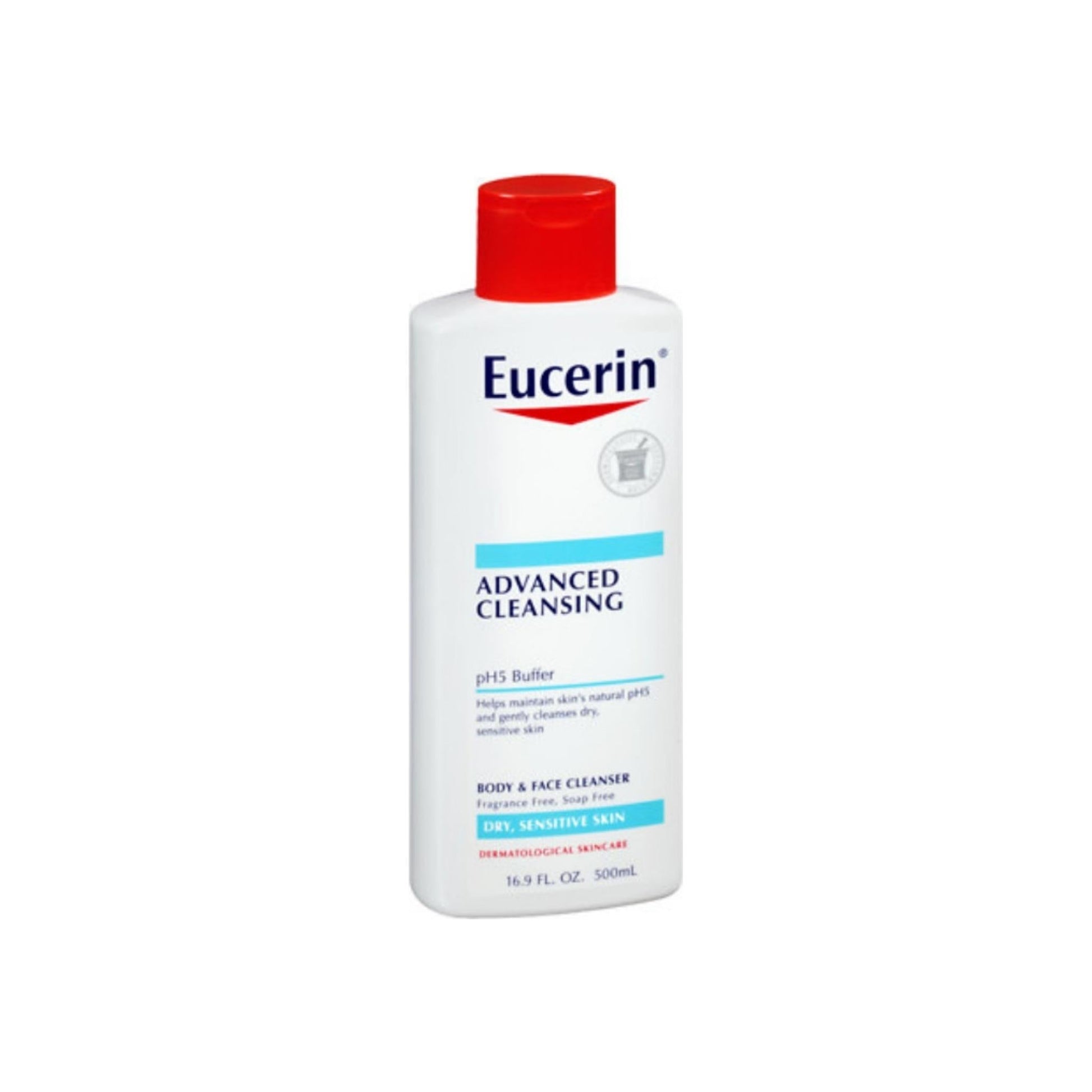 Eucerin, Advanced Cleansing Body & Face Cleanser 16.9 Oz