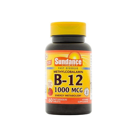 Sundance B-12 1000 Mcg Energy Support Supplement, 60 Ea