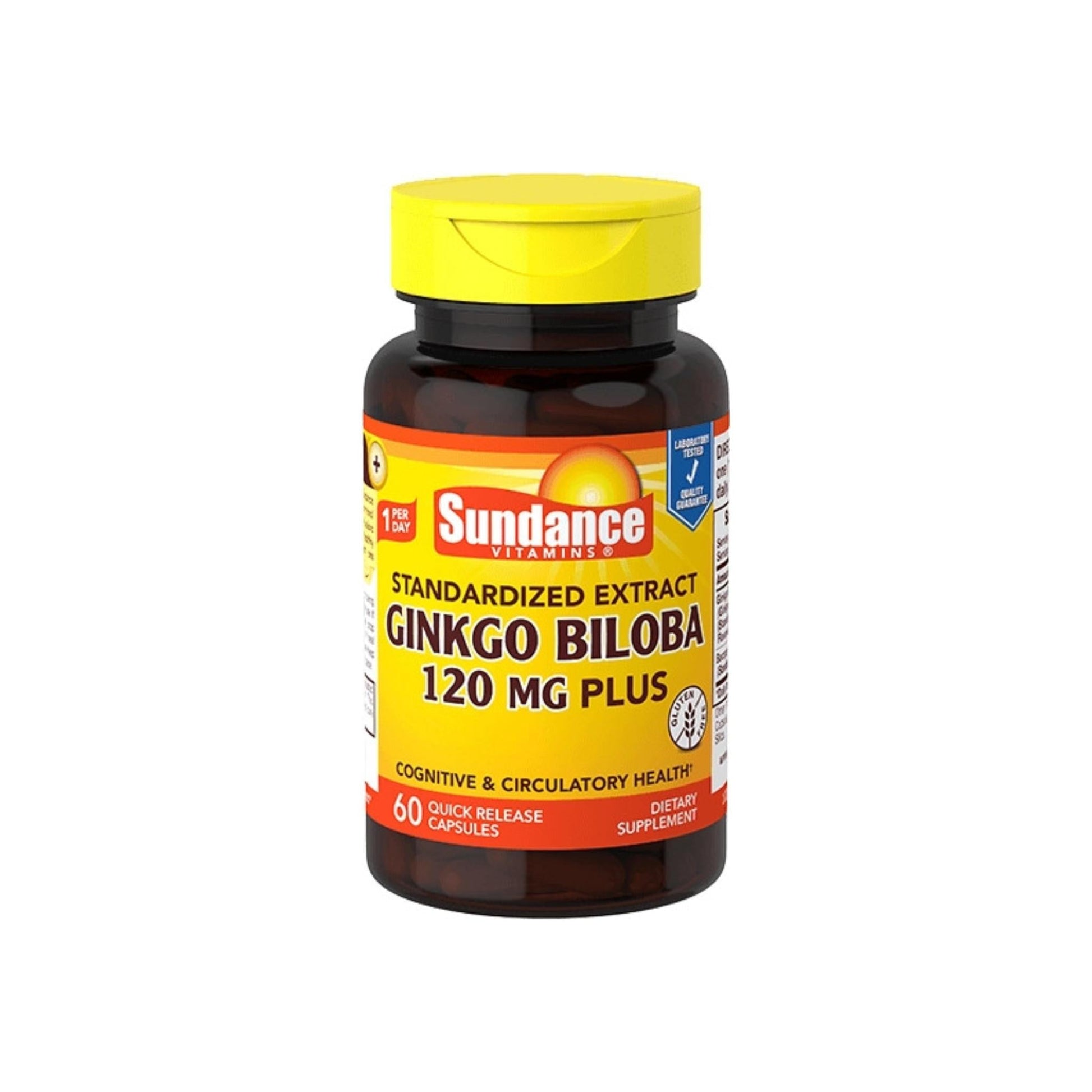 Sundance Vitamins Ginkgo Biloba 120 Mg, 60 Ea
