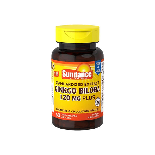 Sundance Vitamins Ginkgo Biloba 120 Mg, 60 Ea
