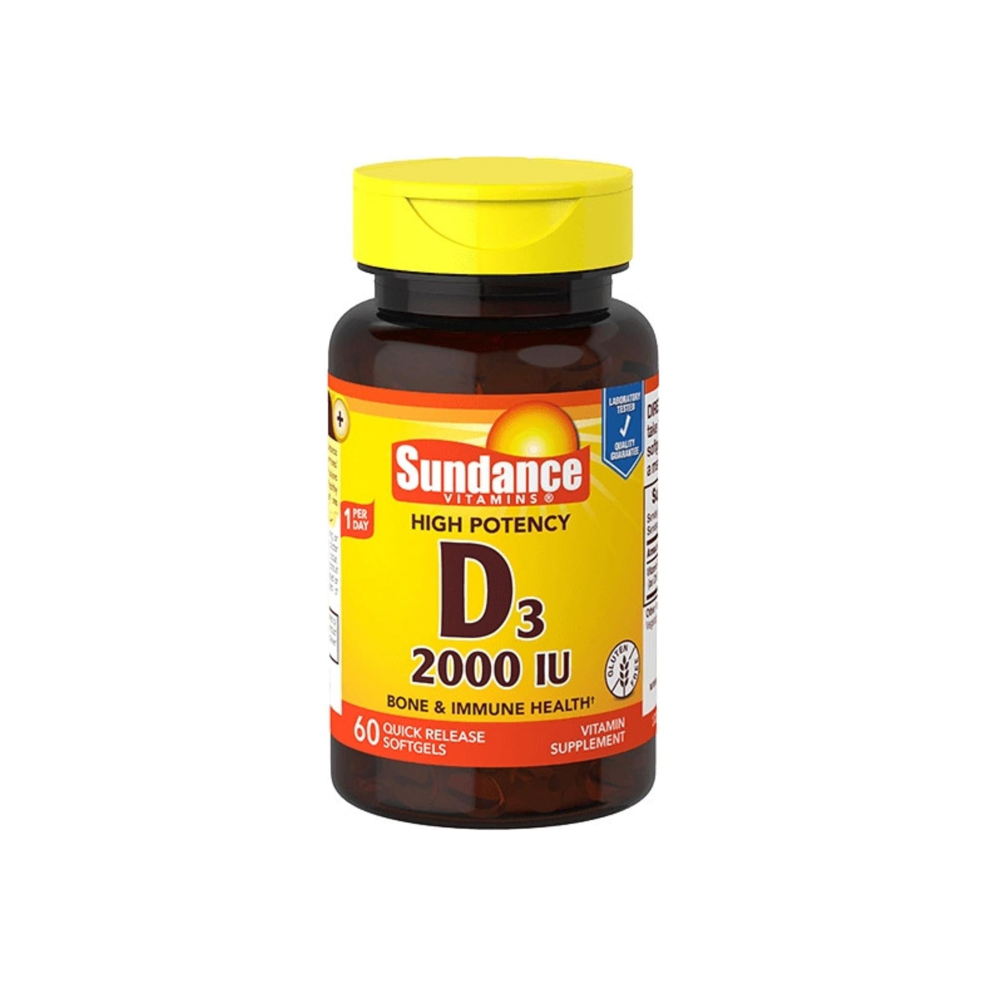 Sundance Vitamin-D3 2000 Iu Supplement, 60 Ea