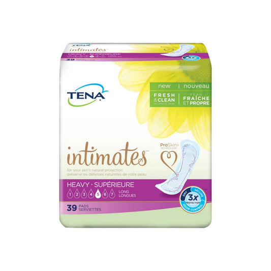 Tena Incontinence Pads For Women, Heavy, Long 39 Ea