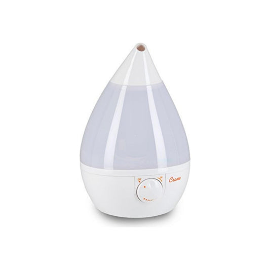 Crane Droplet Ultrasonic Cool Mist Humidifier, [White] 1 Ea