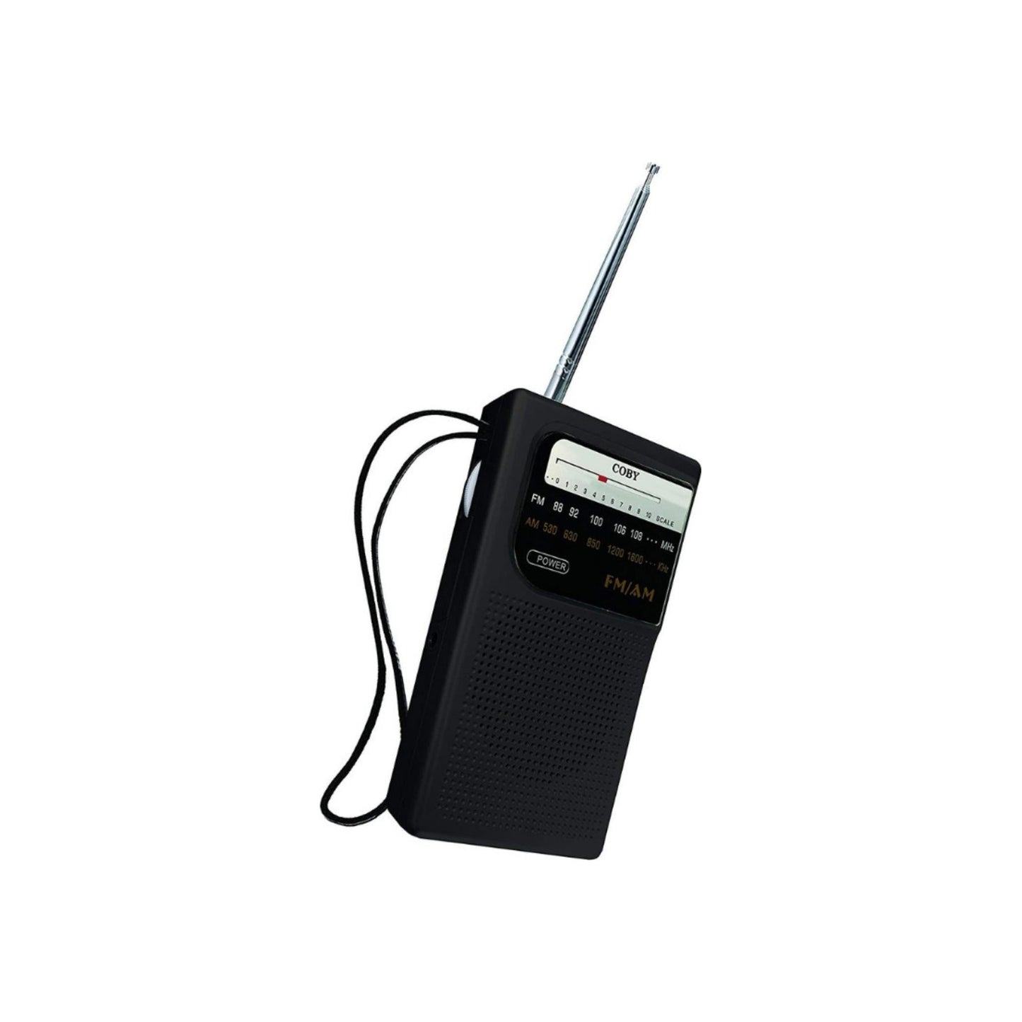 Coby Pocket Size Am/Fm Radio, Black 1 Ea