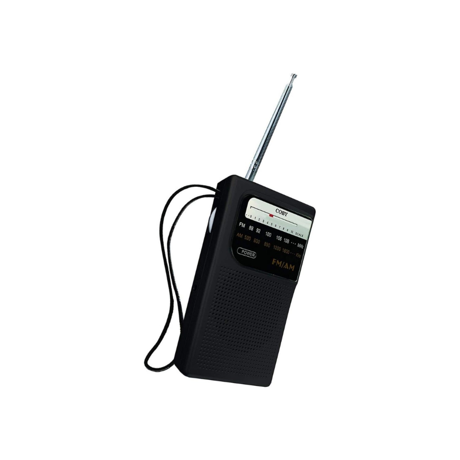 Coby Pocket Size Am/Fm Radio, Black 1 Ea