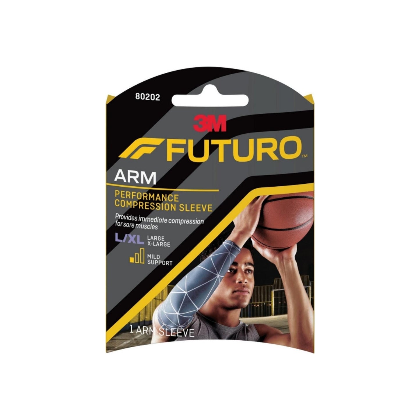 Futuro Performance Compression Arm Sleeve, Large/X-Large, 1 Ea