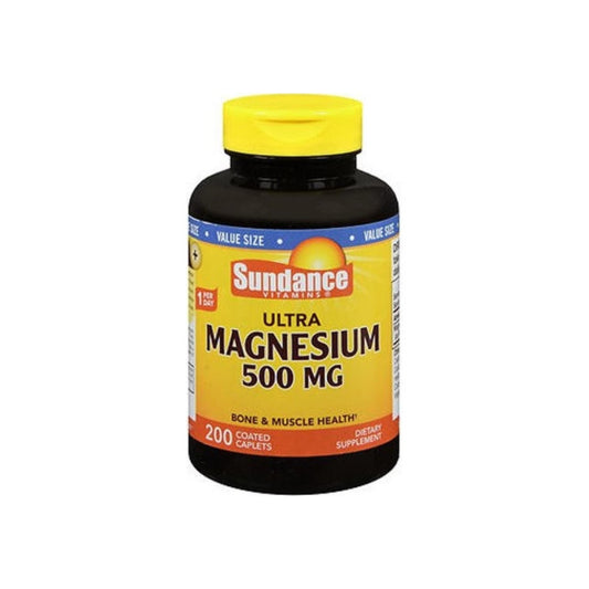Sundance Magnesium 500 Mg Tablets, 200 Ea