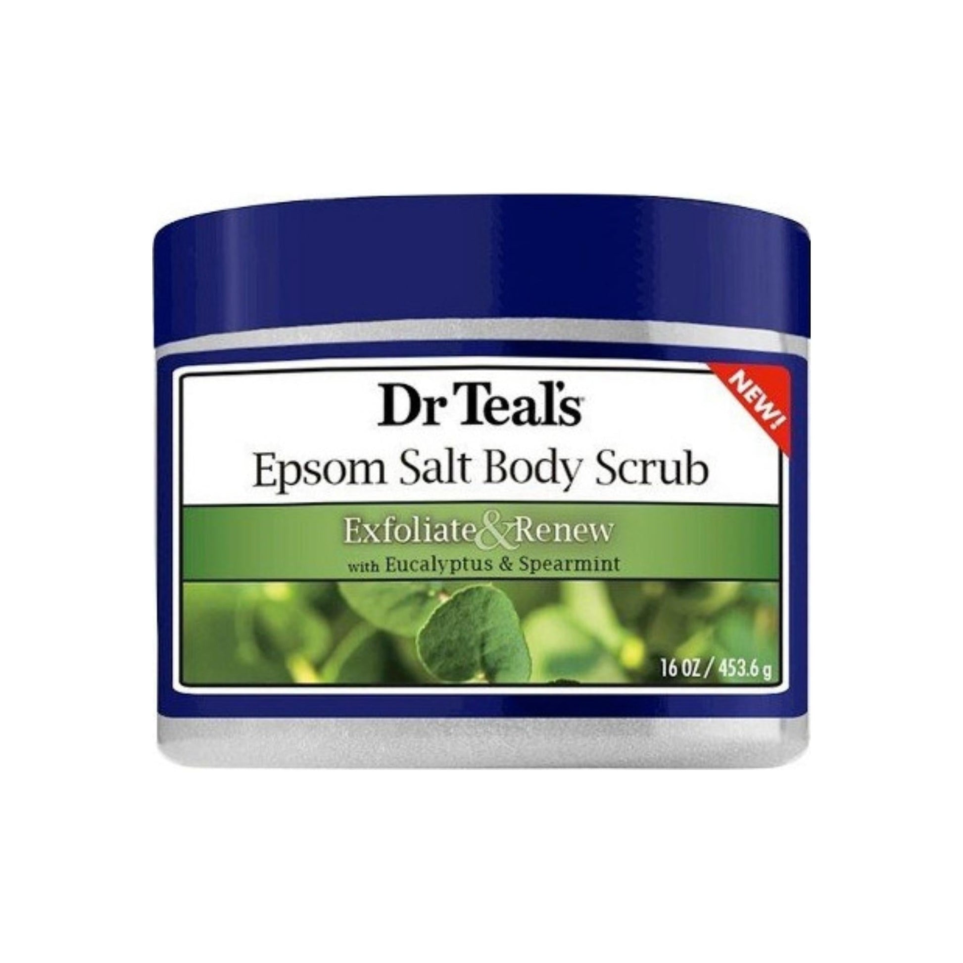 Dr Teal'S Exfoliate & Renew Eucalyptus & Spearmint Epsom Salt Body Scrub, 16 Oz