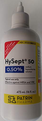 Planfan Patrin Pharma Hysept 50 Antimicrobial Wound Cleaner, 16 Ounce Bottle