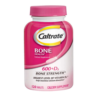 Caltrate Bone Health Care600 Plus D3 Calcium Supplement Tablets - 120 Ea