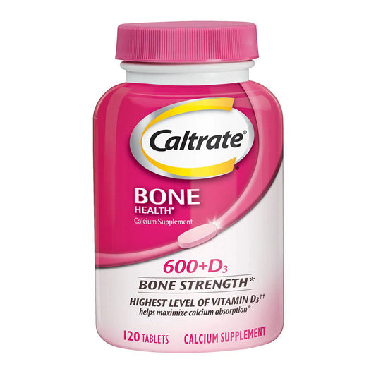 Caltrate Bone Health Care600 Plus D3 Calcium Supplement Tablets - 120 Ea